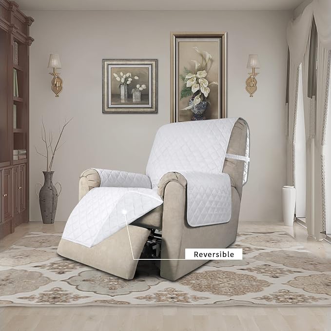 Easy-Going Recliner Chair Slipcover Reversible Sofa Cover Water Resistant Couch - Image 2