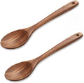 Wooden Cooking Spoons, Natural Teak Wood Spoons by Morgles