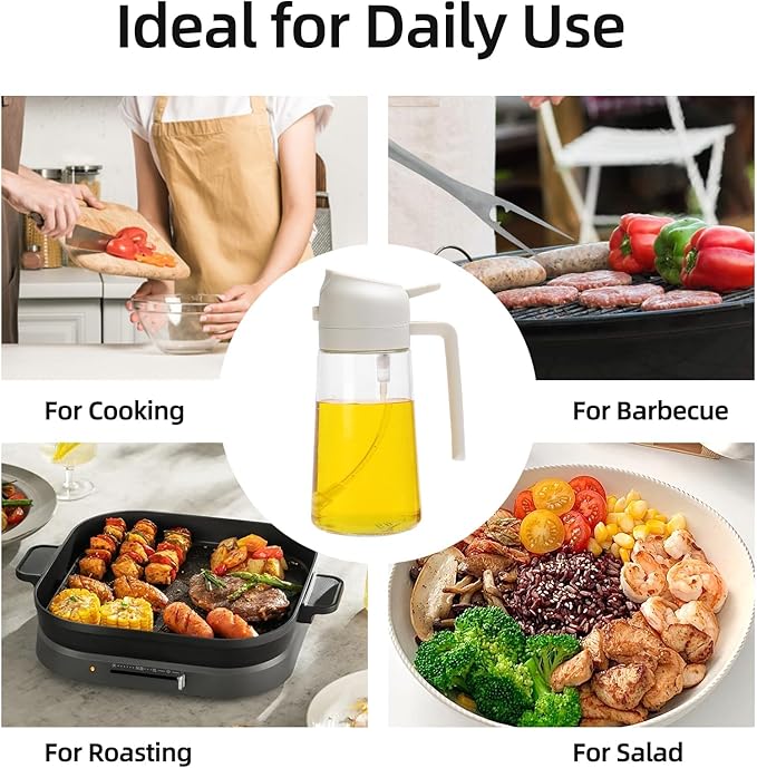 Aovdy 16oz/470ml Glass Olive Oil Sprayer - Image 2