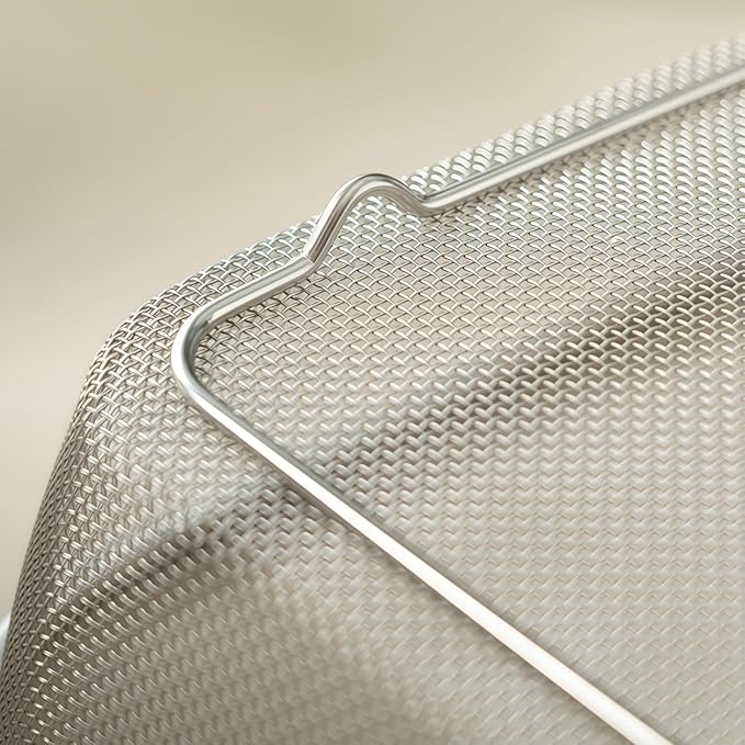 18/8 Stainless Steel Fine Mesh Strainer Basket - Image 3