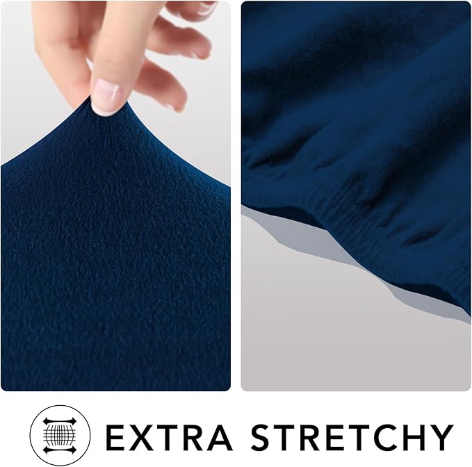 PureFit Super Stretch Sofa Slipcover – Spandex Non Slip Soft Couch Sofa Cover - Image 3