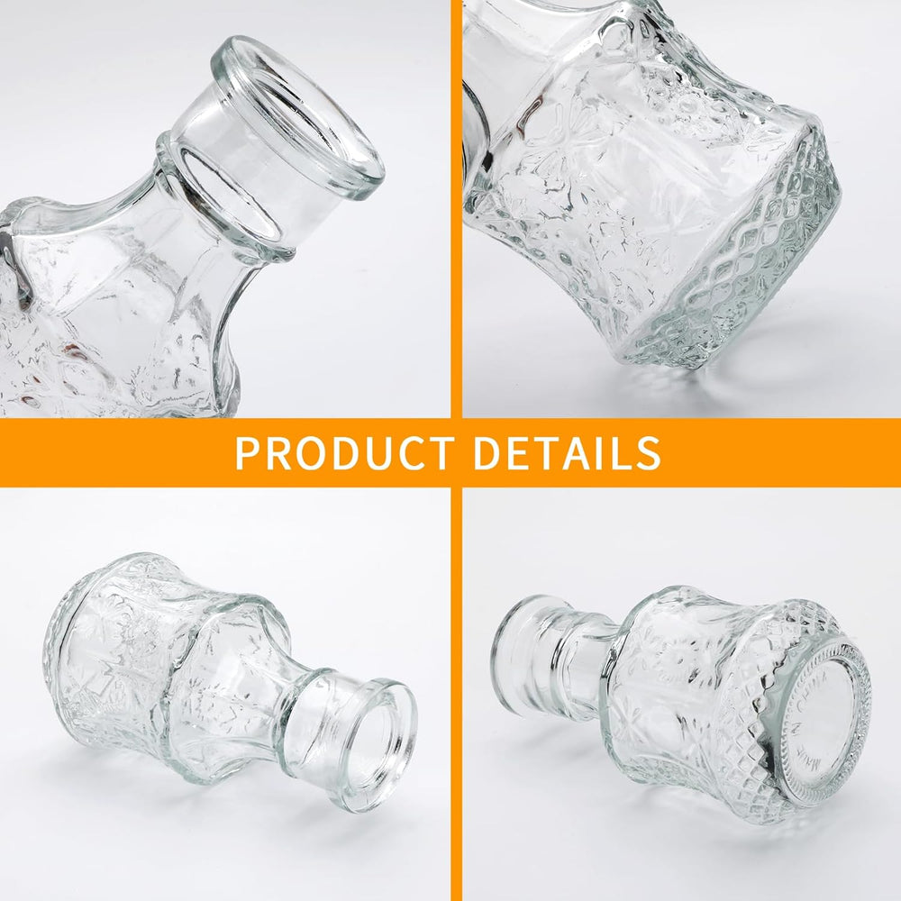 Small Glass Vases for Flowers, 32pcs Clear Mini Bud Vases in Bulk