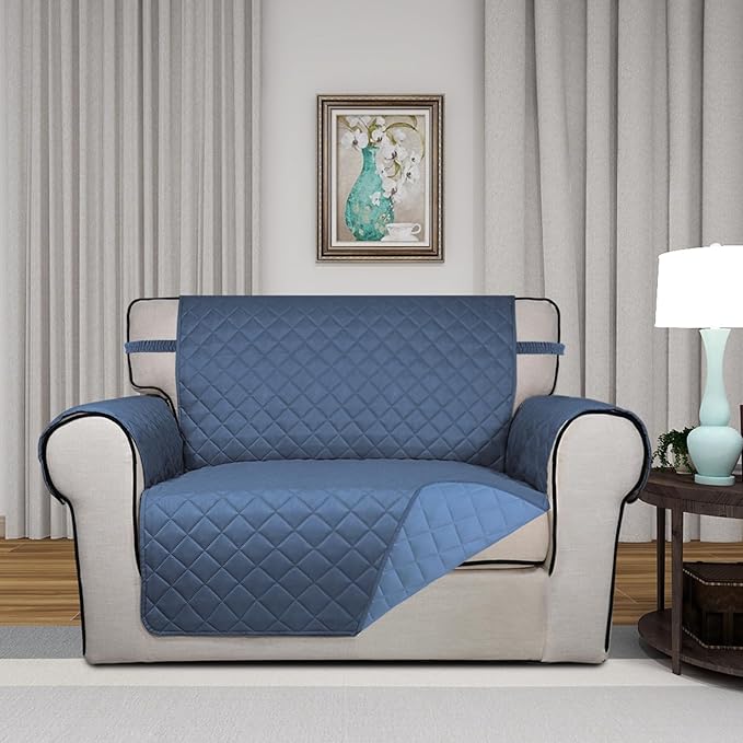 PureFit Reversible Quilted Sofa Cover, Water Resistant Slipcover Furniture - Image 2