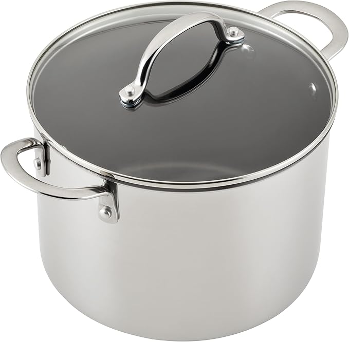 Farberware Millennium Stainless Steel Nonstick Cookware Set, 10-Piece Pot and - Image 10