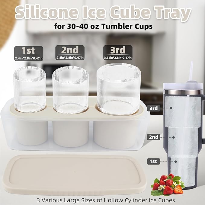 Tcamp Tumbler Ice Mold, Ice Cube Tray - Image 2