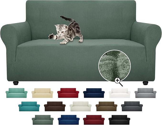 ZNSAYOTX Super Stretch Couch Cover Love Seat Sofa Covers by ZNSAYOTX