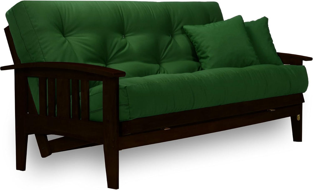 Westfield Complete Futon Set - Espresso Finish (Warm Black) - Full or Queen S...