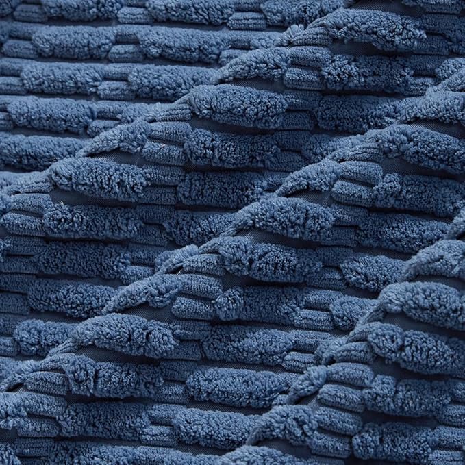 Fancy Homi 4 Packs Dusty Blue Decorative Throw Pillow Covers 16x16 Inch - Image 5