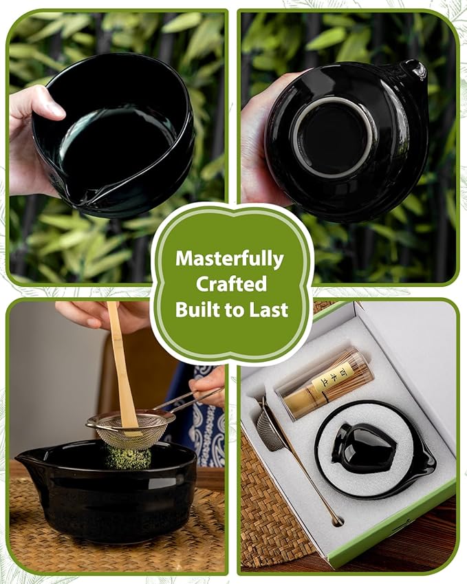 Black Matcha Whisk Set - Image 3