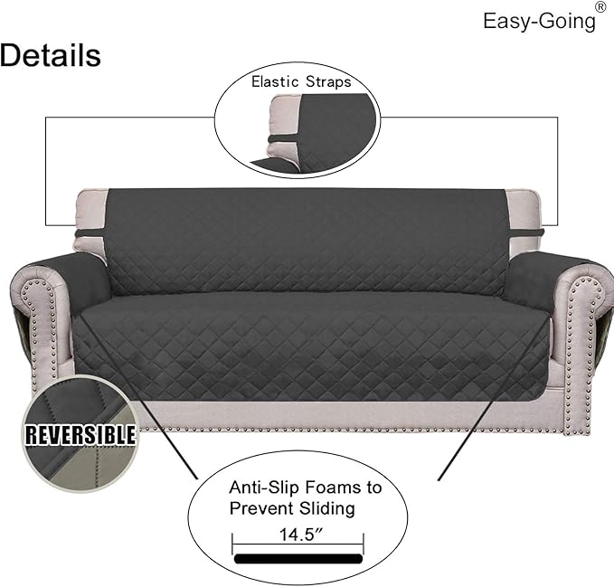 Easy-Going Reversible Oversized Couch Cover - Image 3