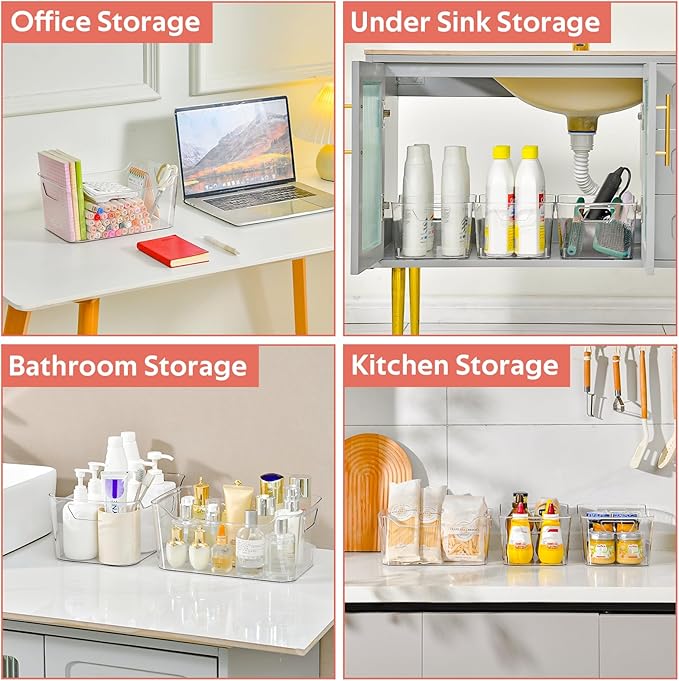 Clear Plastic Storage Bins - Image 5