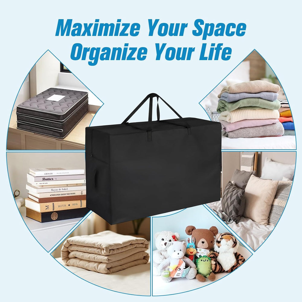 Tri Folding Mattress Storage Bag, Foldable Memory Foam Mattress Case, Carry C...