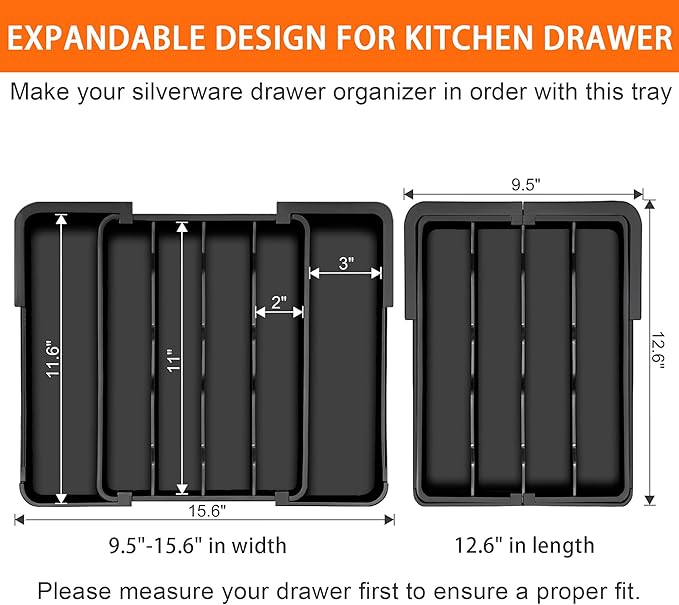 Spaclear Kitchen Silverware Organizer - Image 2