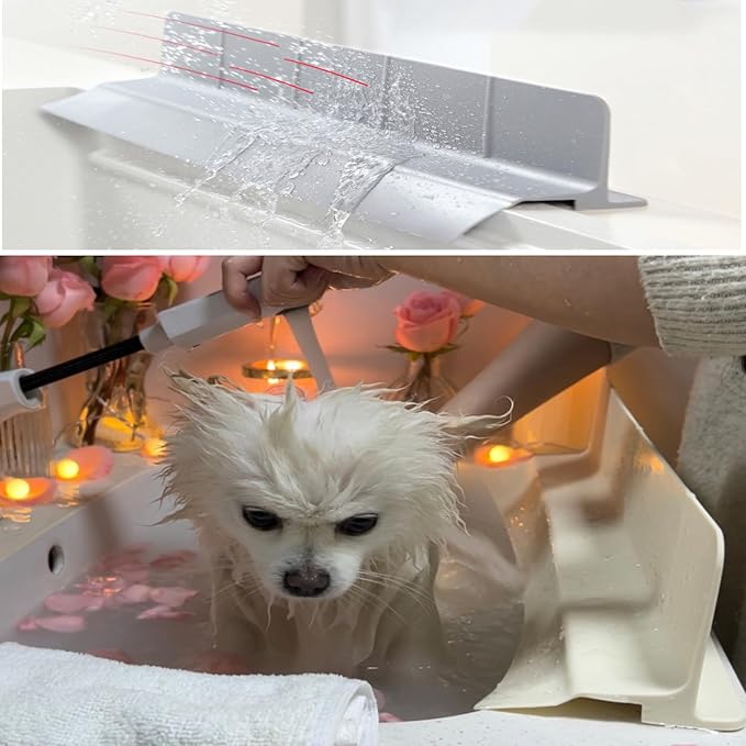 Sink Splash Guard | Tall Wall Splatter Screen | Keeps Clothes & Countertops Dry by Unknown