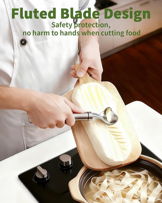 2 PCS Cactus Peeler Tool, Cactus Peeler Spoon, Long Handle Knife - Image 4