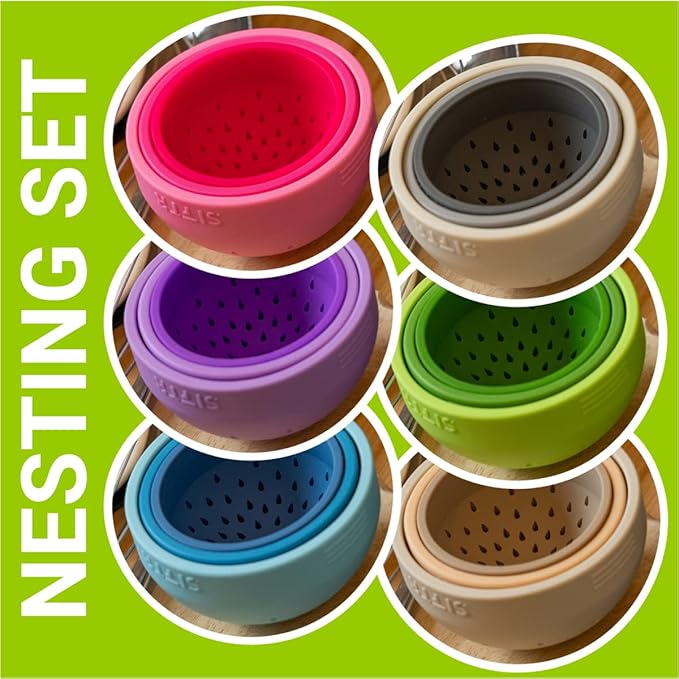 Nesting Can Strainer Mini Colander Set - Image 4