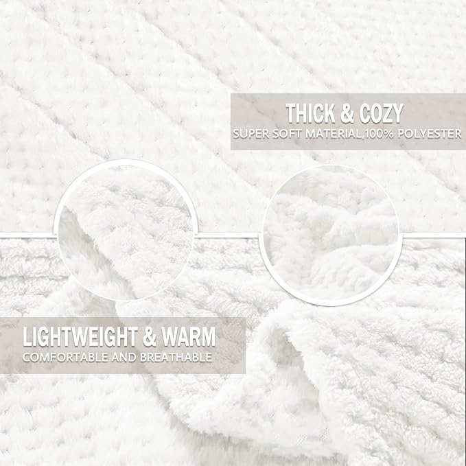 Exclusivo Mezcla Fleece Bed Blanket Twin Size, Super Soft and Warm Blankets - Image 7