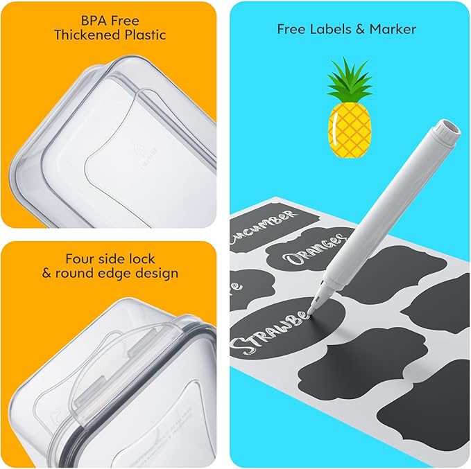 52 PCS Food Storage Containers Set - Image 3