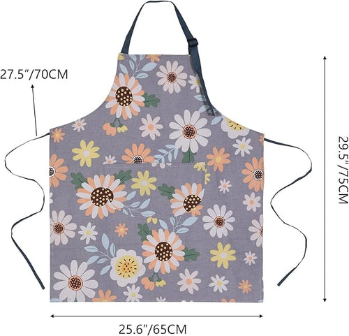 2 Pack Floral Apron for Women - Image 2