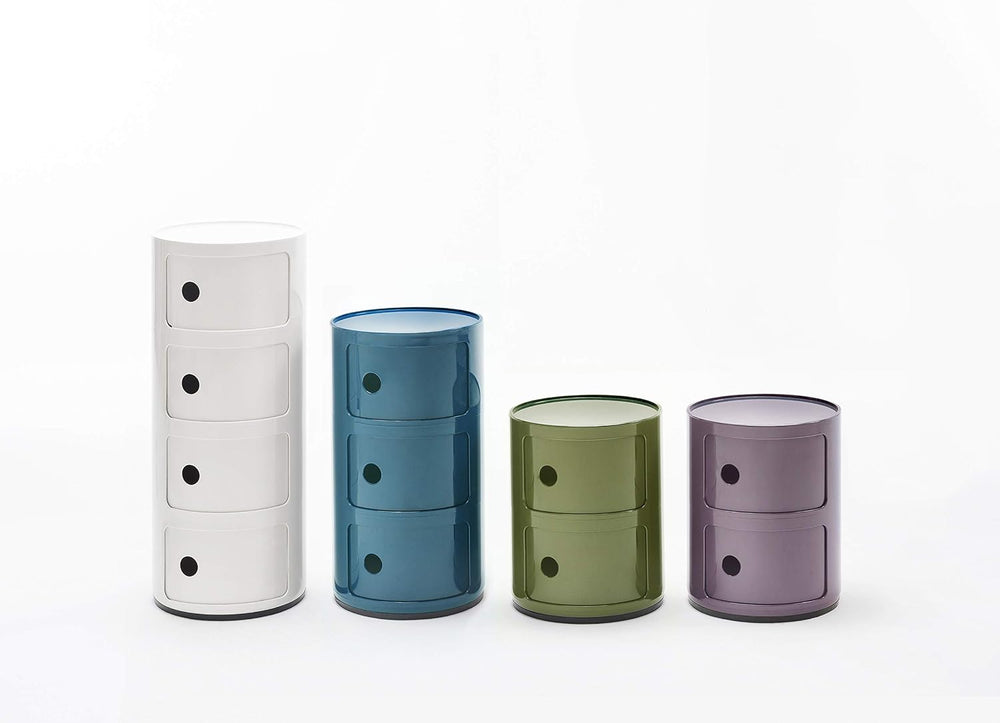 Kartell 0 Componibili, White, 32x32x77 cm