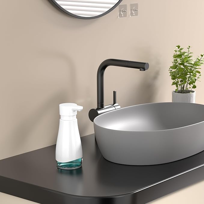 Oasis Creations 500 mL /17fl.oz Stainless Steel Liquid Soap Dispenser - Image 7