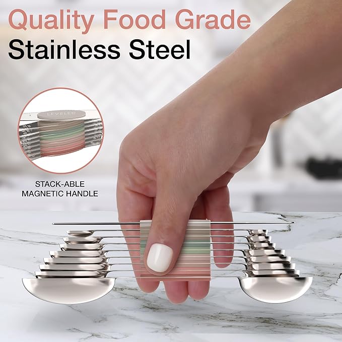 CuttleLab Magnetic Measuring Spoons Set - Image 2