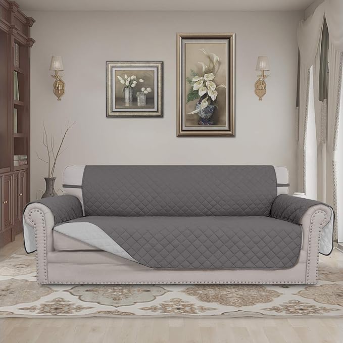 Easy-Going 4 Seater Sofa Slipcover Reversible Sofa Cover Water Resistant Couch - Image 2