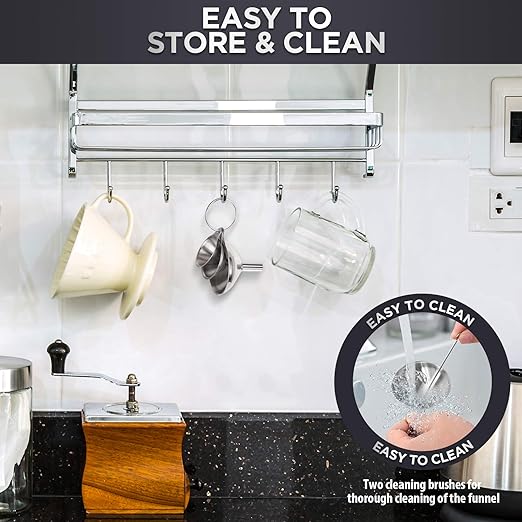 Kitchen Funnels for Filling Bottles, YGDZ 3pcs Small/Medium/Large Food Grade - Image 4