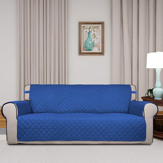 PureFit Reversible Quilted Sofa Cover, Water Resistant Slipcover Furniture - Image 2