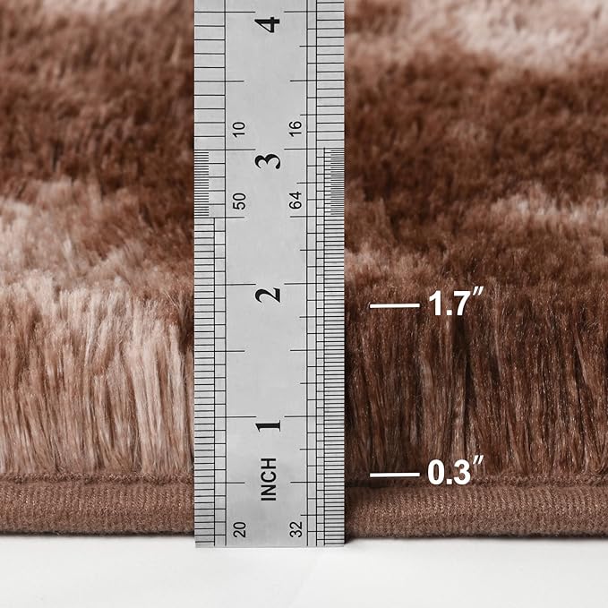 Deerhoo Large Shag Area Rugs 6 x 9, Tie-Dyed Plush Fuzzy Rugs - Image 2