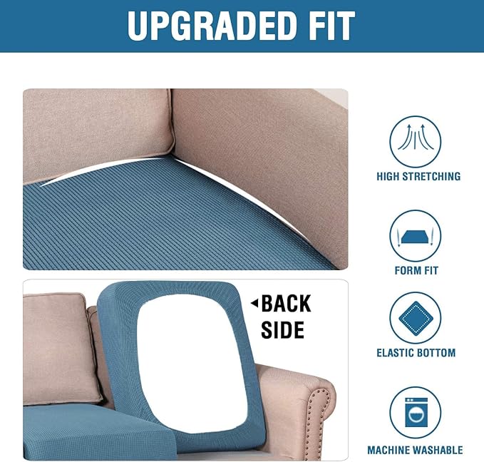 H.VERSAILTEX Super Stretch Individual Seat Cushion Covers - Image 6