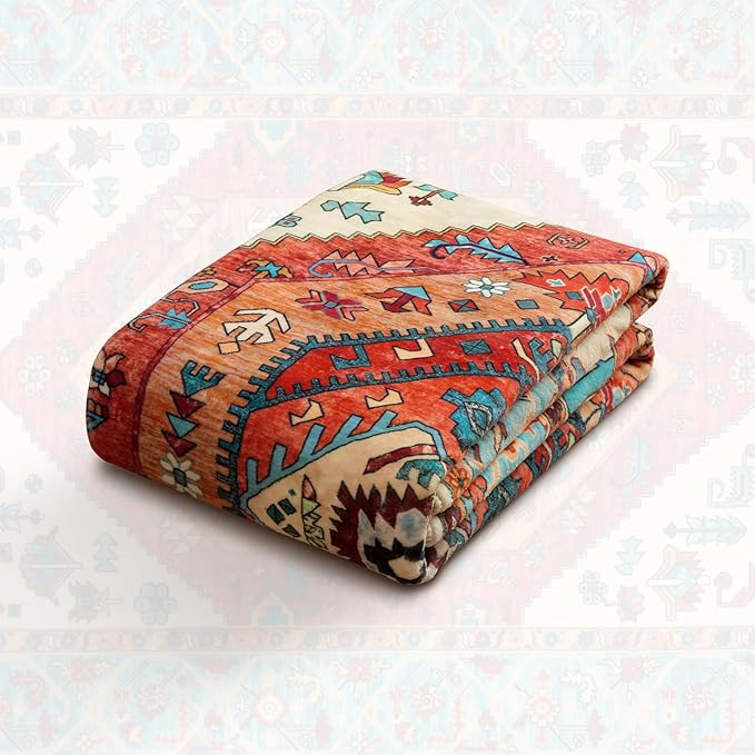 SERISSA 7x9 Area Rugs for Living Room, Large Washable Non-Slip Boho Rug - Image 7