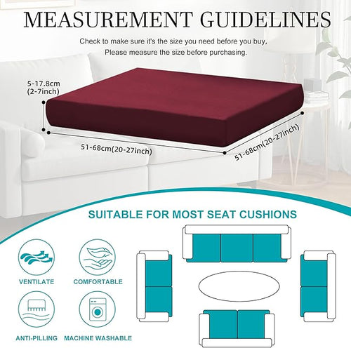 12Pcs Stretch Patio Cushion Covers, Outdoor Couch Covers Replacement, Outdoor - Image 2