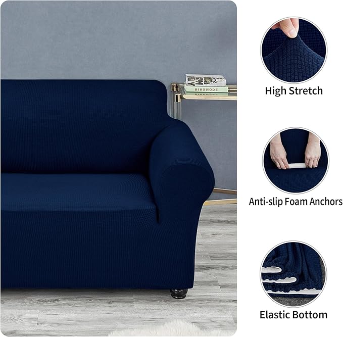 Joccun Stretch Loveseat Couch Cover Slipcover, 1-Piece Sofa Cover - Image 5