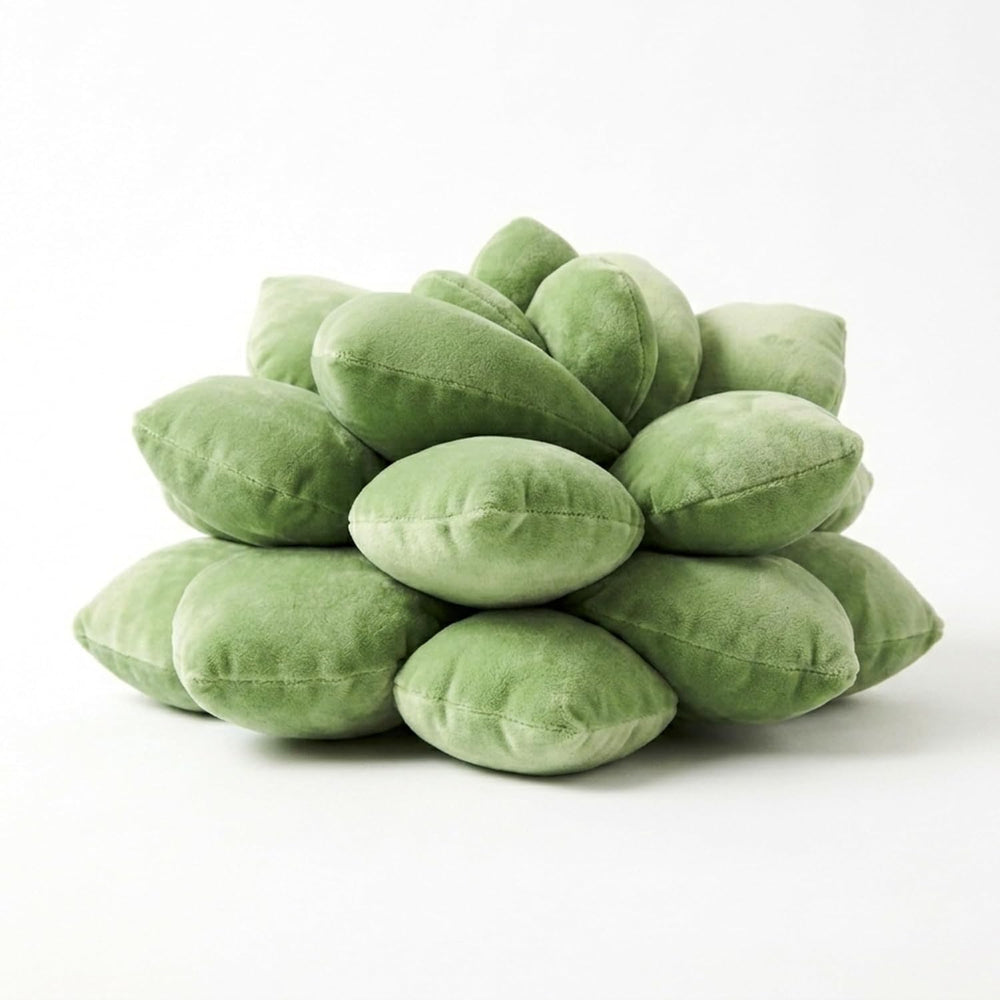 Green Philosophy Co. Succulent® Pillow 16" – Soft 3D Decorative Flower T...