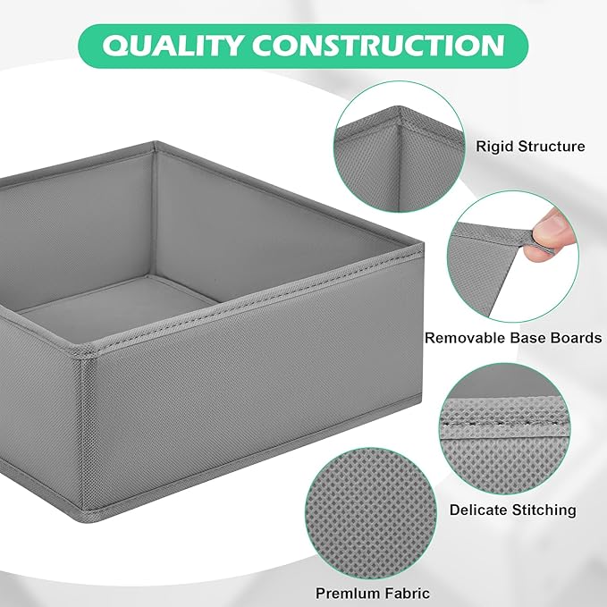 Drawer Clothing Organizer 16-Pack, Fabric Folding Wardrobe Organizer, Can Store - Image 6