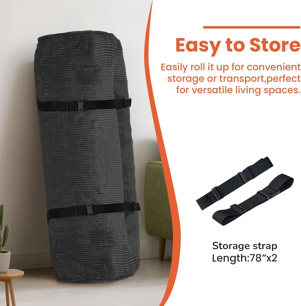 Erament Futon Mattress, Futons Sofa Bed Sleeper Couch Bed 8 Inch,Full Size Ma...