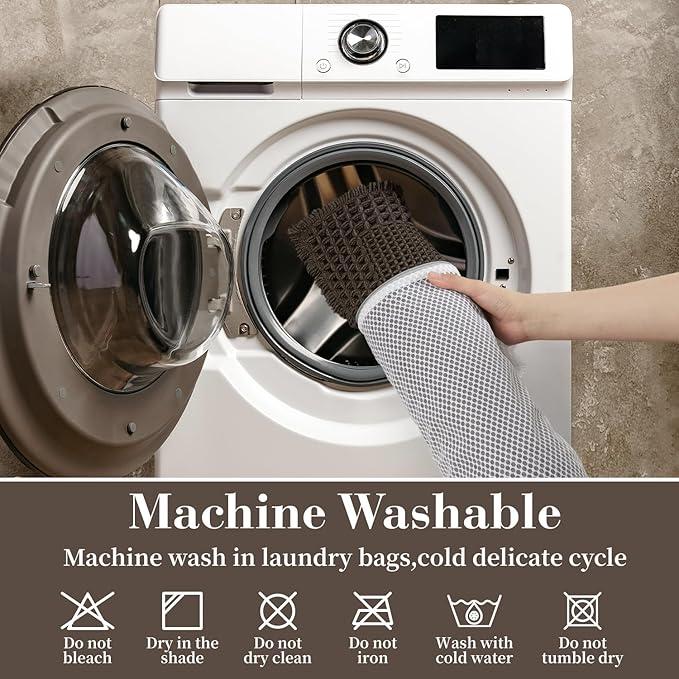 RESARE Waffle Bath Mat for Bathroom, Super Absorbent Bathroom Rugs Non Slip - Image 6