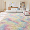 6x9 Ft Large Shag Kids Colorful Rug by Cuzwlovita