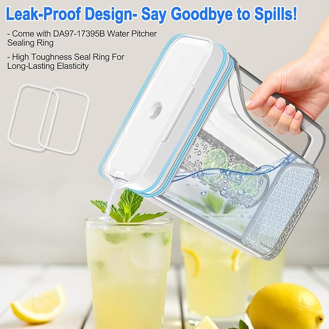 Upgraded DA97-17395B Refrigerator Water Pitcher Compatible