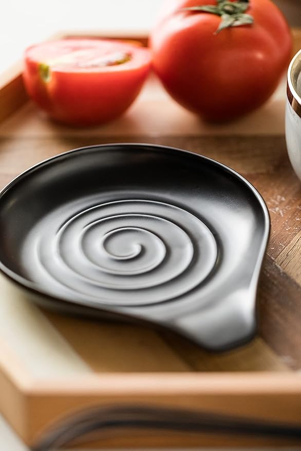 LAUCHUH Spoon Rest, 5 inches Cooking Spoon Holder - Image 4