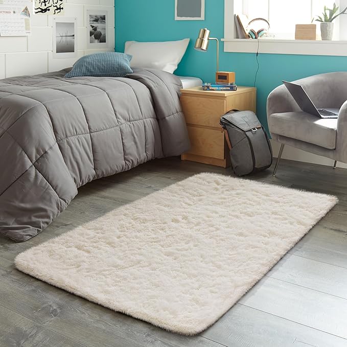 Ophanie 3x5 Rug, Bedside Preppy Dorm Area Rug, College Essentials Non Slip - Image 7