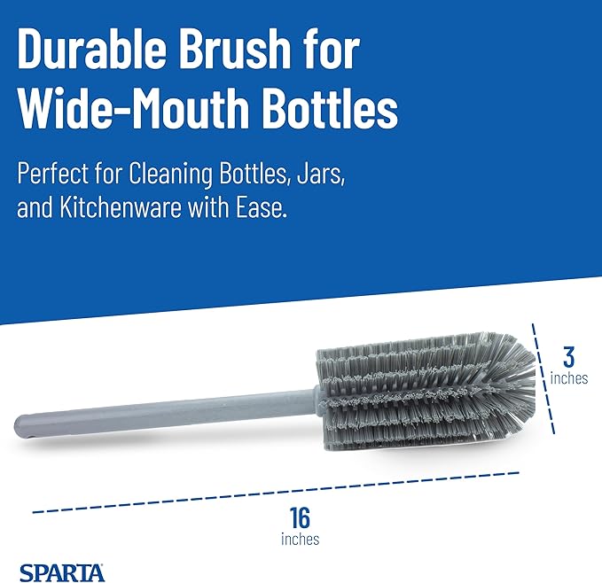 SPARTA Scrub Brush Bottle Brush, Dishwasher Safe Brush - Image 5