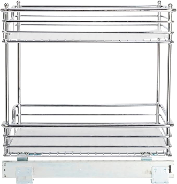 Household Essentials Glidez Chrome-Plated Steel Pull-Out/Slide-Out Storage - Image 8