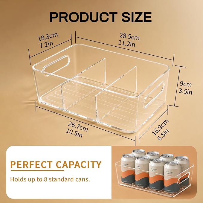 Mpotmiy 10 Pack Pantry Organizers and Storage, Fridge Organization and Storage - Image 6