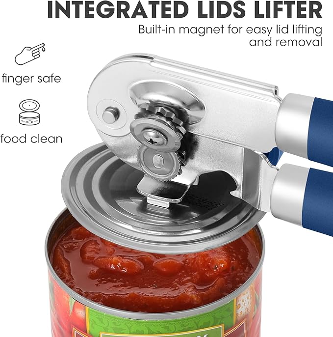 Manual Can Opener, UHIYEE Handheld Can Opener Heavy Duty - Image 5