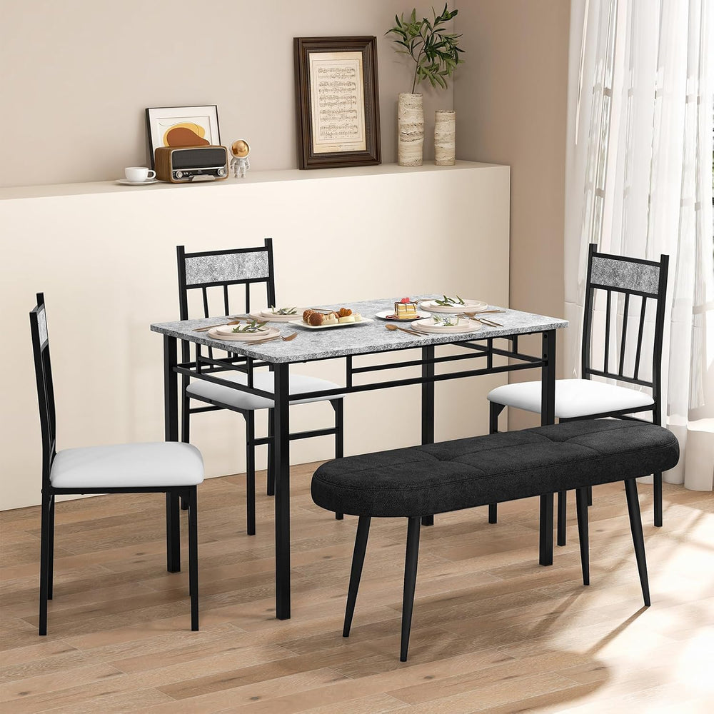 GIANTEX 47 inch Entryway Bench - End of Bed Bench, Upholstered Bench for Bedr...