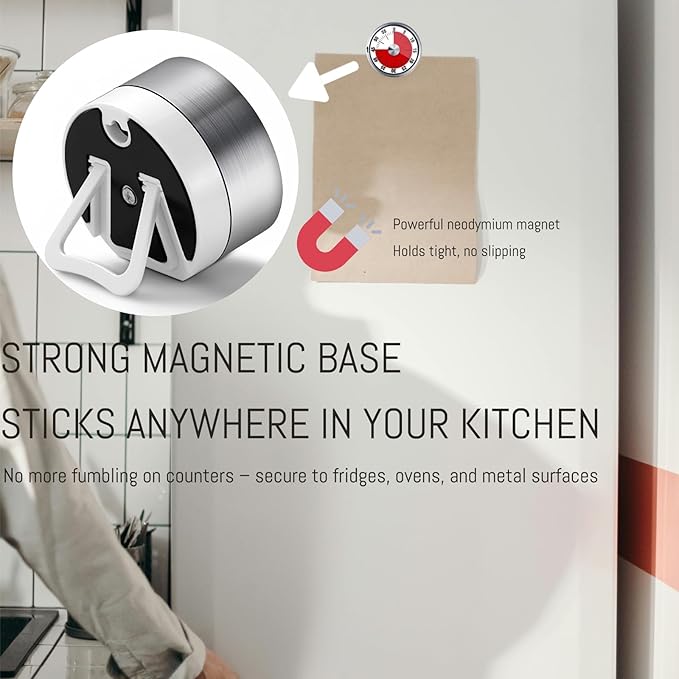 Kitchen Magnetic Visual Cooking Mechanical Timer - Image 4