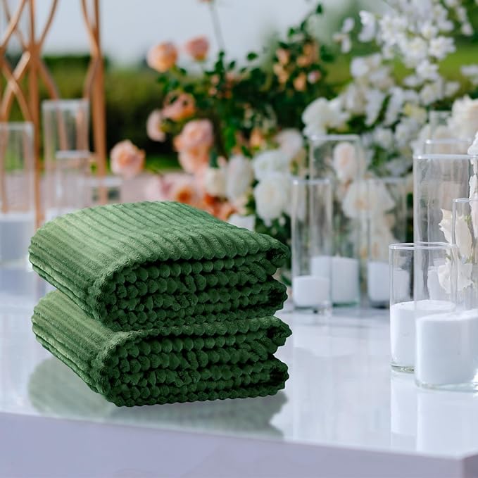 Buryeah 6 Pcs Flannel Throw Blanket Bulk 50 x 60 in Sleepover Blanket Outdoor