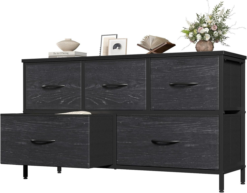 OLIXIS 5 Drawer Dresser for Bedroom, Storage Organizer Unit for Closet